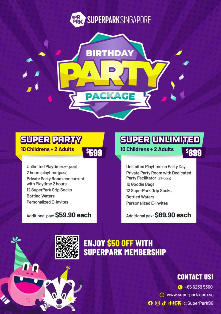 SuperPark Super Party Package