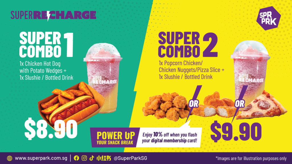 SPS Super Recharge Cafe Menu